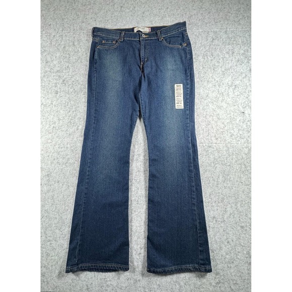 Levi's Denim - Levis 515 Bootcut Jeans Womens 16L Blue Medium Wash High Rise Stretch Denim